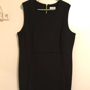 Calvin Klein basic black dress